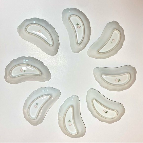 8 Antique Haviland Limoges Bone Dishes - Picture 4 of 4